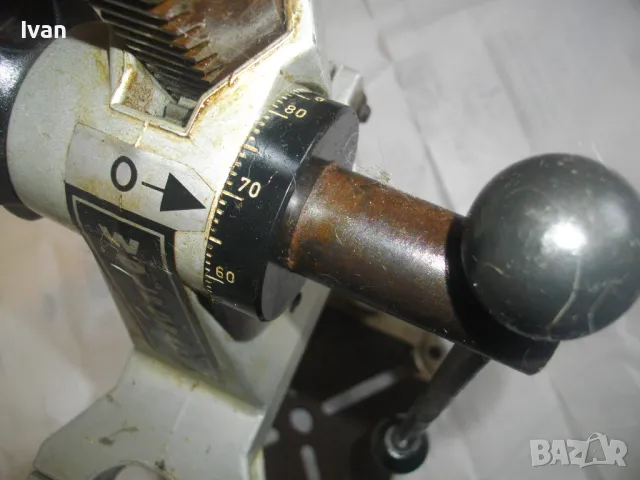 WOLFCRAFT ФРГ МАСИВНА ГОЛЯМА НЕМСКА СТОЙКА ЗА БОРМАШИНА ПРОФЕСИОНАЛНА 8,0кг/работен ход 85мм, снимка 6 - Бормашини - 48253389