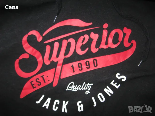 Суичър JACK&JONES  мъжки,Л, снимка 3 - Суичъри - 48082251