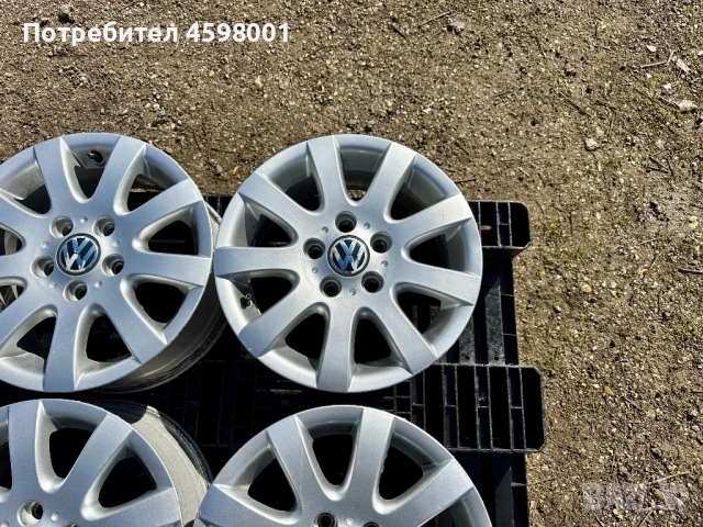 4бр.Алуминиеви джанти 15цола 5x112 за Vw Caddy,Golf,Touran,Skoda,Seat,Audi, снимка 6 - Гуми и джанти - 53753623