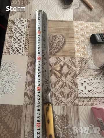Стар възрожденски нож акулак, снимка 7 - Антикварни и старинни предмети - 56273160