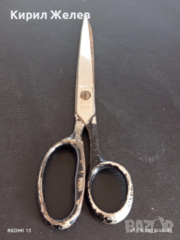 Стара шивашка ножица SOLINGEN GERMANY рядка за КОЛЕКЦИЯ 51054, снимка 7 - Други ценни предмети - 51744283
