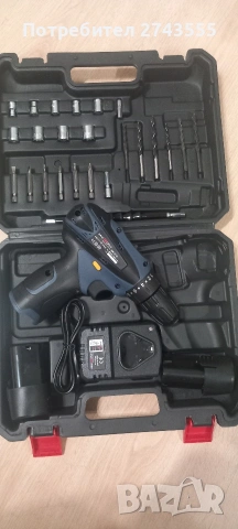 Мощен Акумулаторен Винтоверт 24V с удължение и вложки, снимка 4 - Винтоверти - 53166644