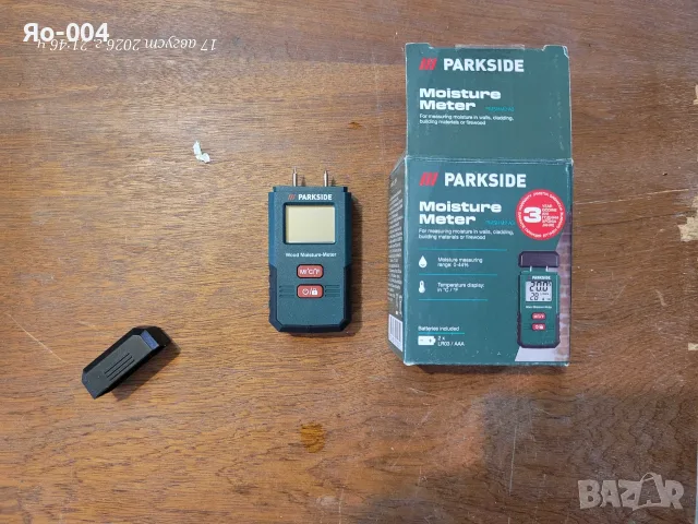 дигитален влагомер  Parkside, модел PMSHM 2 A3, , снимка 2 - Измервателни инструменти - 56330952