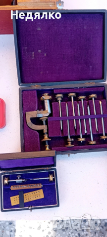 Колекция винтидж швейцарски,немски часовникарски инструменти , снимка 13 - Антикварни и старинни предмети - 53140028