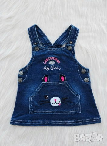 Бебешки дънков сукман 0-3 месеца