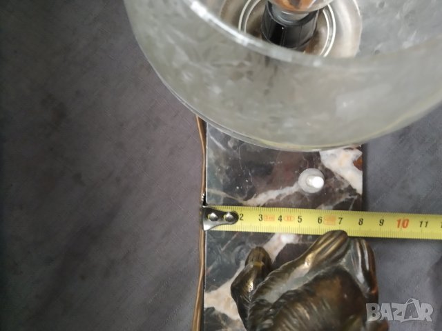 стара настолна лампа арт деко, снимка 4 - Настолни лампи - 38683155