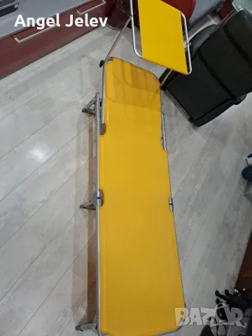 алуминиев шезлонг, снимка 2 - Градински мебели, декорация  - 49698319