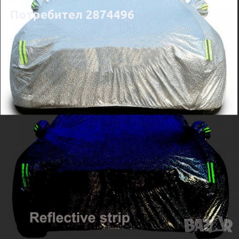 2824 Универсално покривало за цялата кола, против сняг и слънце, снимка 4 - Аксесоари и консумативи - 34565663