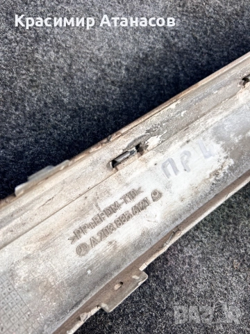 A2038856121. Лайстна предна броня лява за Мерцедес Ц-класа W203. Седан комби. 2002г, снимка 4 - Части - 52906848