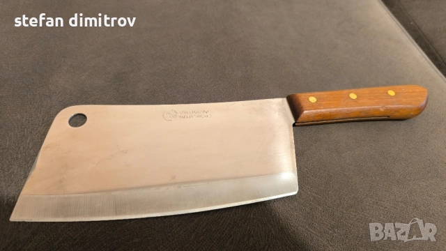 Сатър  за месо 19 см, Киви, неръждаема стомана, дървена дръжка, снимка 3 - Други - 51778713