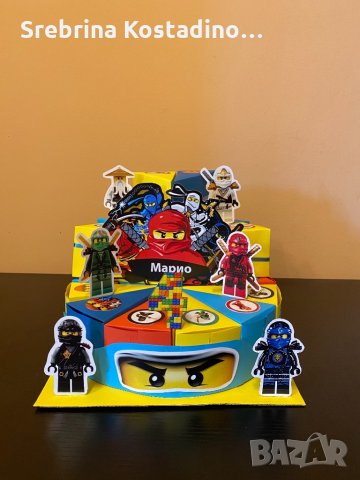 Картонена торта “Нинджаго”