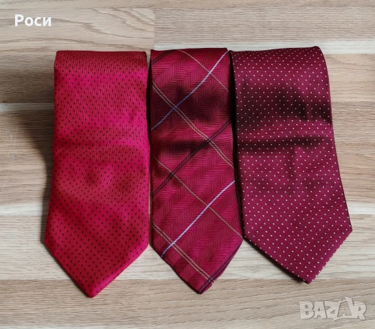 Червени копринени вратовръзки 1, снимка 4 - Други - 53844590