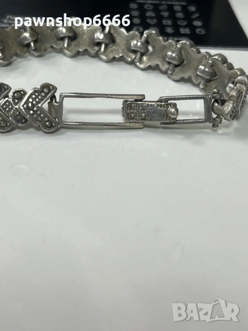 Сребърна гривна 925 проба , 34,95 гр, снимка 4 - Гривни - 53646745