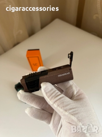 Запалка за пури с 4 турбо пламъка и пънч - 2 цвята, снимка 9 - Запалки - 52800336