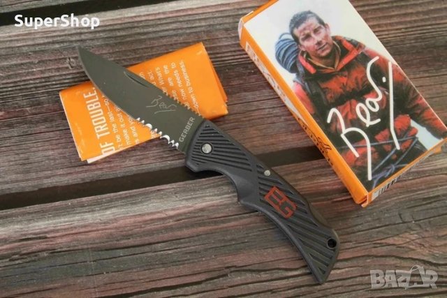 Уникален Малък Нож Gerber Bear Grylls за оцеляване колекция, снимка 1 - Ножове - 34309802