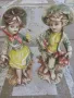Красиви статуетки на момче и момиче Capodimonte В-21см Ш -8см., снимка 2