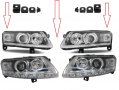 Ремонтен комплект щипки за фар Audi A6 C6 S6 4F shtipki фар фарове, снимка 1