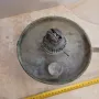 много голяма медна газена лампа, снимка 2