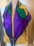 Копринен шал с абстрактен десен картина на Пикасо, снимка 8