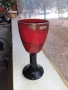 Гоблет чаша за вино глазирана немска керамика, снимка 2