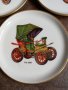 Декоративни порцеланови чинийки с ретро автомобили , снимка 4