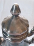 Посребрен порцеланов чайник , снимка 5