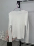 Бял пуловер универсален размер , снимка 10