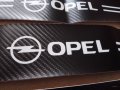 Черен карбон стикери за прагове с надпис и емблема Опел Opel кола автомобил джип ван , снимка 3