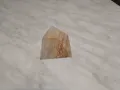 Мраморна оникс пирамида нова 56х56х56мм, снимка 3