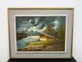 Маслена картина планински пейзаж. №8241, снимка 1