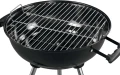 Барбекю с Капак на Дървени Въглища Сферично BBQ Скара с Колела, снимка 7