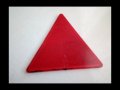 Светлоотразител триъгълен, снимка 1 - Аксесоари и консумативи - 41690634