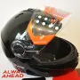 НОВА черна модуларна КАСКА шлем LS2 STROBE XS , снимка 5