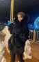 Луксозно Дамско Зимно Палто С Богат Пух И Колан - Различни Цветове Код BDF-8 , снимка 1