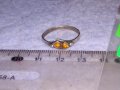 СТАРИНЕН СКЪПОЦЕНЕН СРЕБЪРЕН ПРЪСТЕН ВИСОКА ПРОБА ОКСИДИРАНО СРЕБРО с ЕСТЕСТВЕН Балт. КЕХЛИБАР 28503, снимка 6