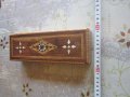 Уникална дървена кутия за бижута интаразия  3, снимка 2