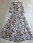 Дамски летен копринен костюм с пола панталон-размер S, снимка 1 - Костюми - 41063150