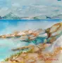 Картина "Белите скали", снимка 3
