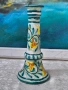 Керамичен свещник майолика , снимка 2
