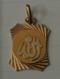 Златен медальон 18 К, снимка 4