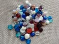 стъклени перли, различни цветове. От Италия