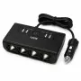 Разклонител за запалка с 4 гнезда 4 USB и 2 Type-C порта, снимка 2