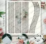 Гумени следи гума стенсил шаблон спрей за торта украса сладки Scrapbooking, снимка 2