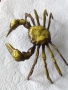 Бронзова фигурка на рак 24049, снимка 4