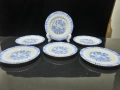 фин костен порцелан чинии , снимка 1