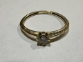 Златен пръстен 14к, 1,10гр, снимка 1