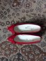 Червени дамски обувки с ток 38 номер, снимка 2