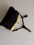19  век  дамска чанта черно кадифе със месингови обков 