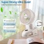 Нов Преносим вентилатор за дом, офис, пътуване къмпинг с USB, снимка 3