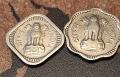 Монети Индия , 5 и 10 пайса, 1957-1960, снимка 2